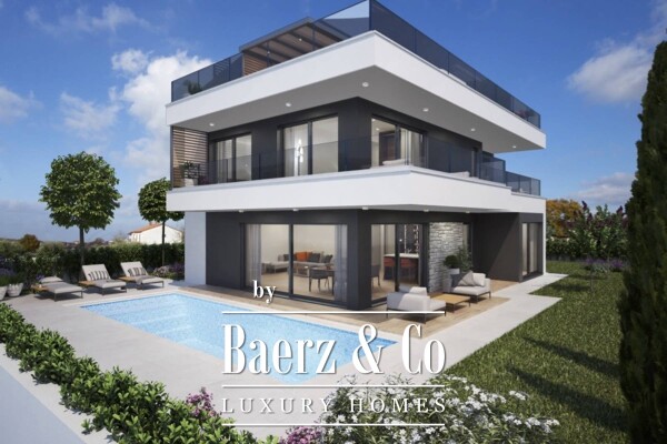 photo 3 Poreč, modern and elegant detached villa NKP 220 m2 on a large garden