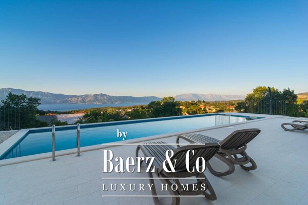 photo 1 Brač, Škrip, luxury villa with pool + building plot 1000 m2 with project