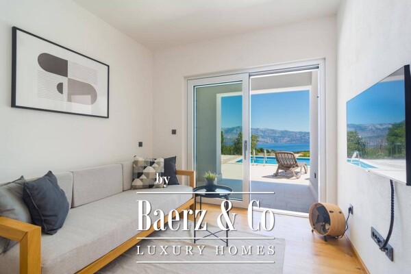 photo 8 Brač, Škrip, luxury villa with pool + building plot 1000 m2 with project