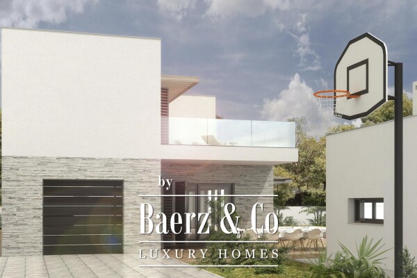 photo 2 Kaštel Lukšić, family villa with swimming pool in advanced roh bau phase