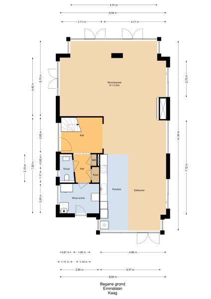 Floor Plan 1 - Emmalaan 3