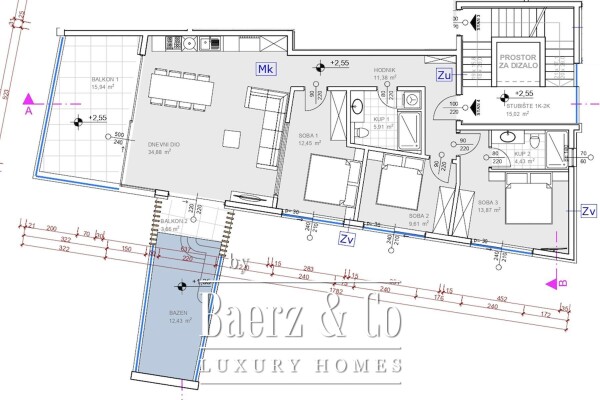 photo 20 Grebaštica, luxury apartment, 1st floor, with a pool and a sea view, first row to the sea, 114,76 m²