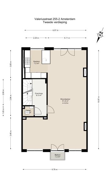 Floor Plan 5 - Valeriusstraat 255 2
