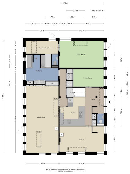 Floor Plan 3 - Tiendweg 2 A