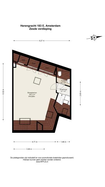 Floor Plan 7 - Herengracht 183 E