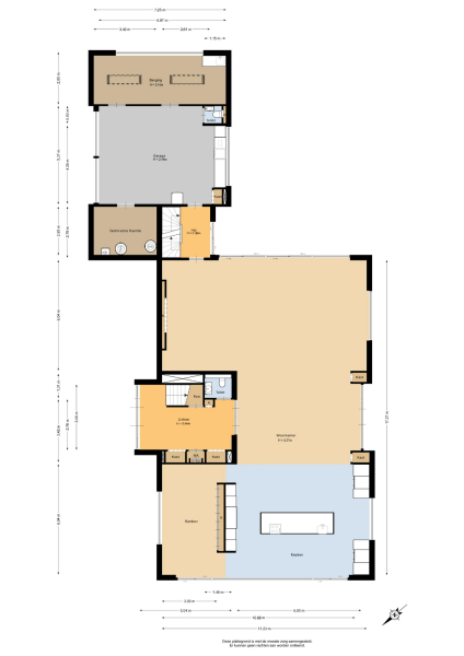 Floor Plan 3 - Middelblok 77 a