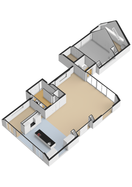 Floor Plan 4 - Middelblok 77 a