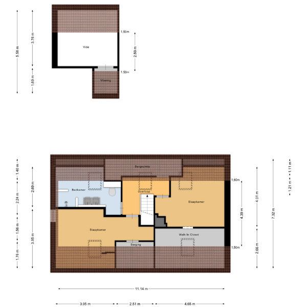 Floor Plan 2 - Haarbroeksteeg 6
